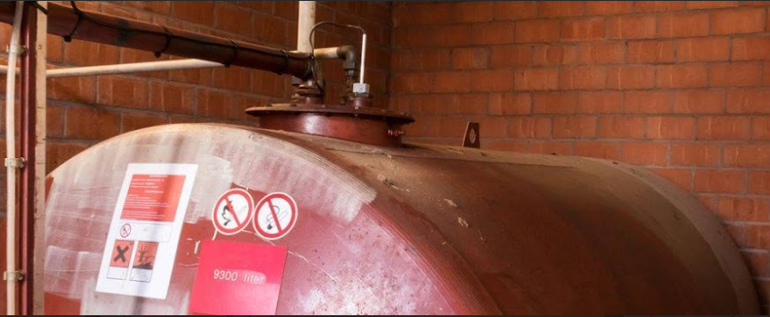 Une cuve à fioul inutilisée va être neutralisée conformément à la règlementation.